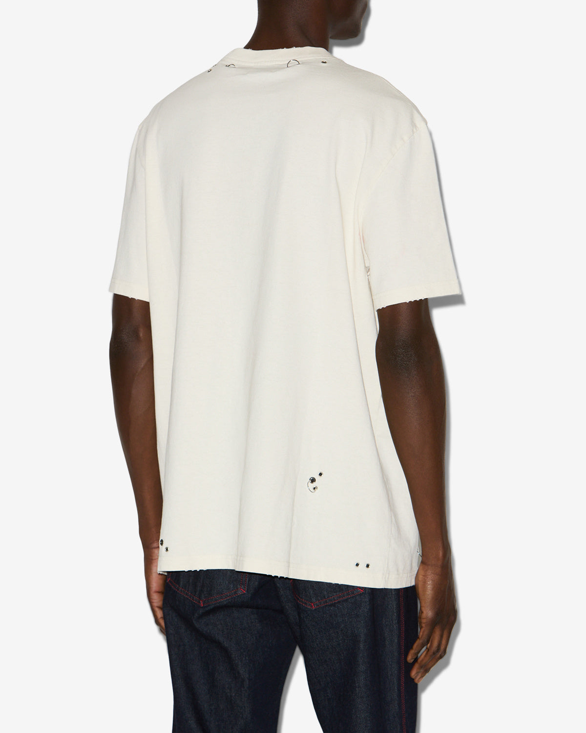 T-shirt yezra Man Ecru 4