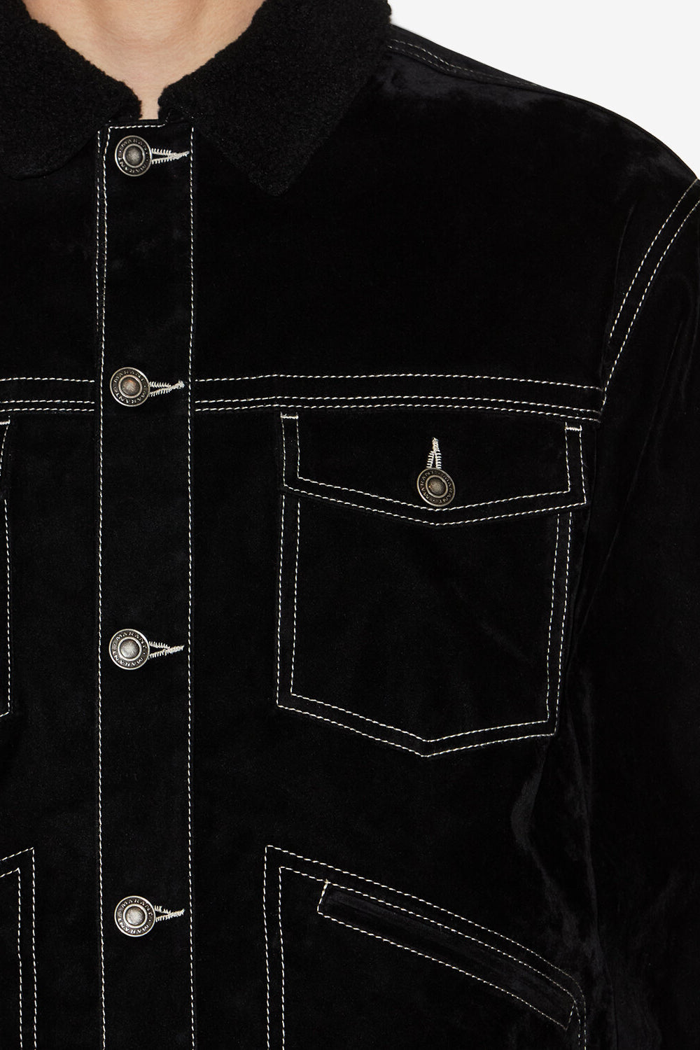 Jango velvet jacket - Black - Man - 3