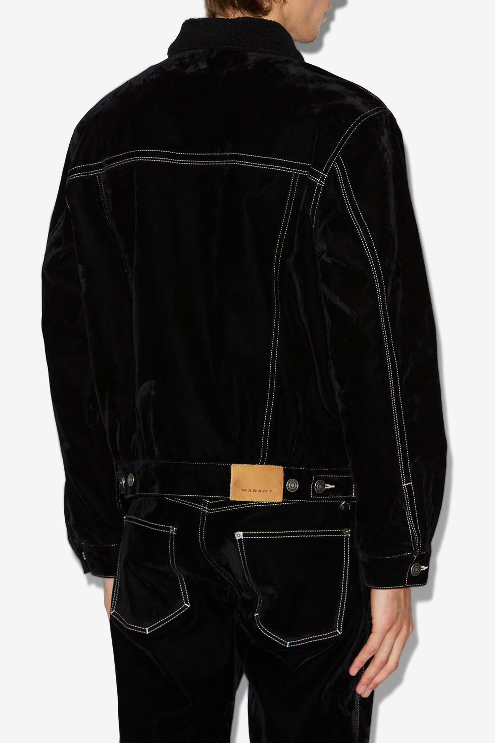 Jango velvet jacket - Black - Man - 5