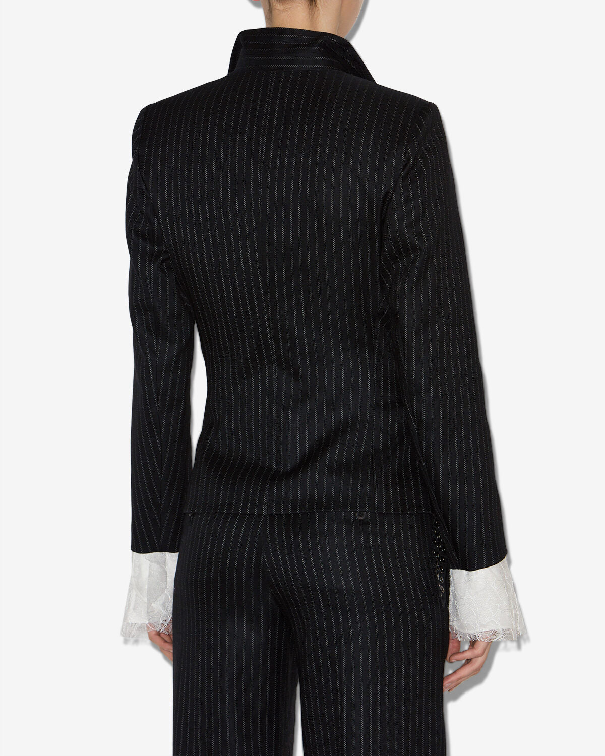 Veste de tailleur à rayures tennis nelvia - Noir - Woman - 4