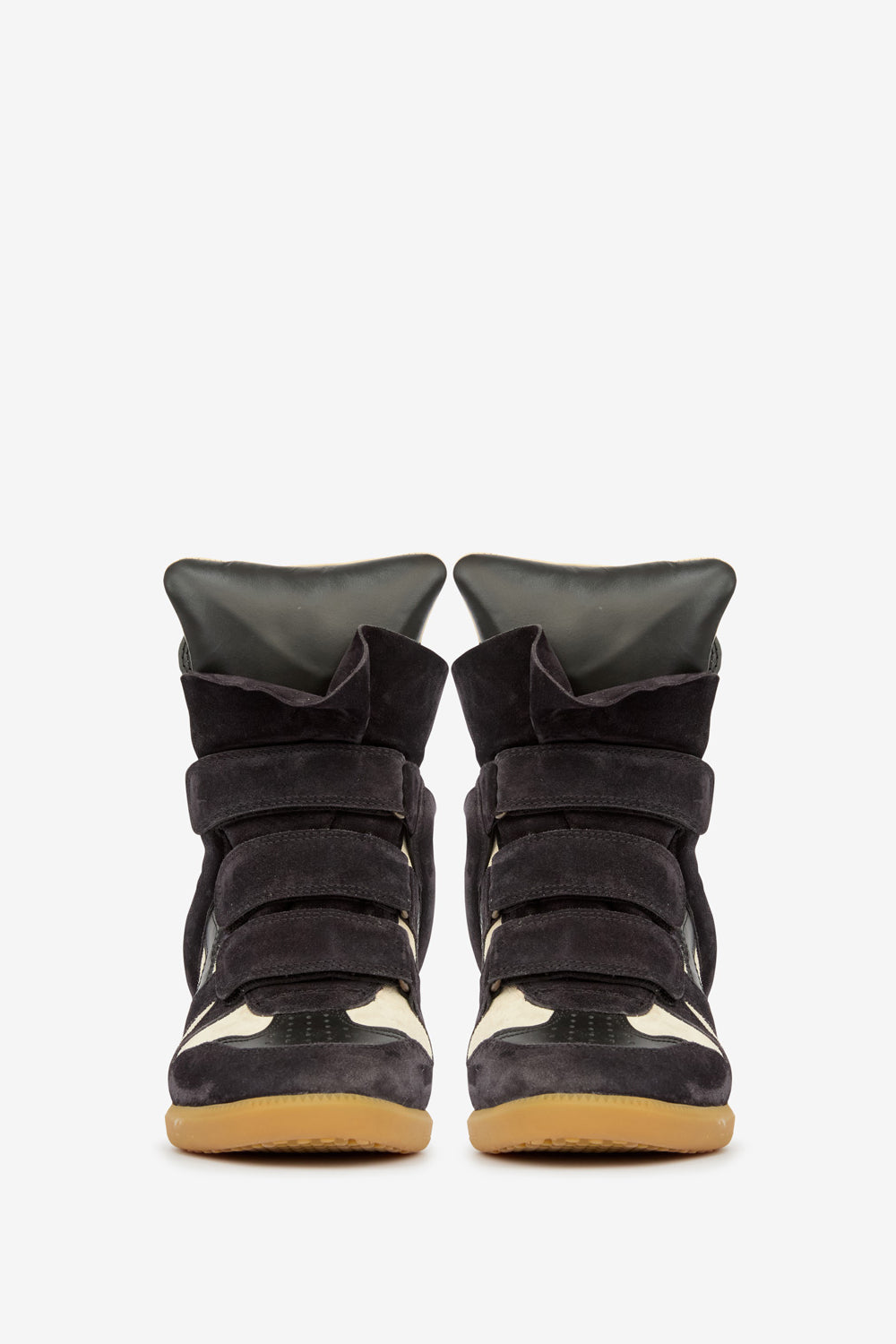 Bekett カーフスエードレザー製 プラットフォームスニーカー - Faded black/chalk - Woman - 4