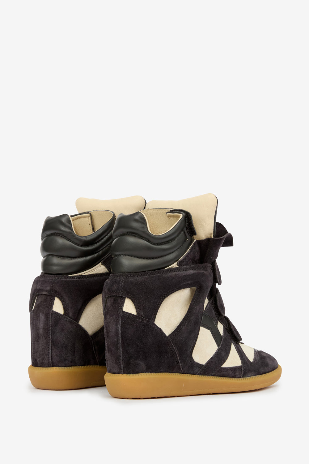 Bekett カーフスエードレザー製 プラットフォームスニーカー - Faded black/chalk - Woman - 2