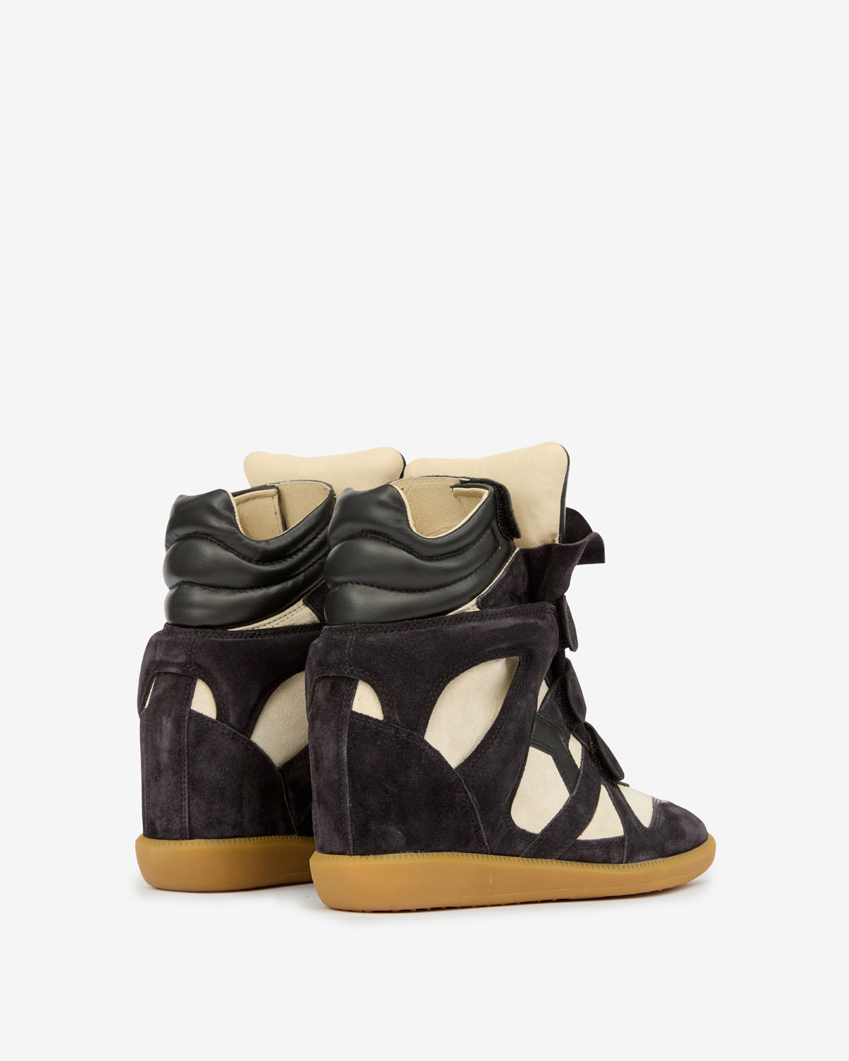 Bekett カーフスエードレザー製 プラットフォームスニーカー - Faded black/chalk - Woman - 2