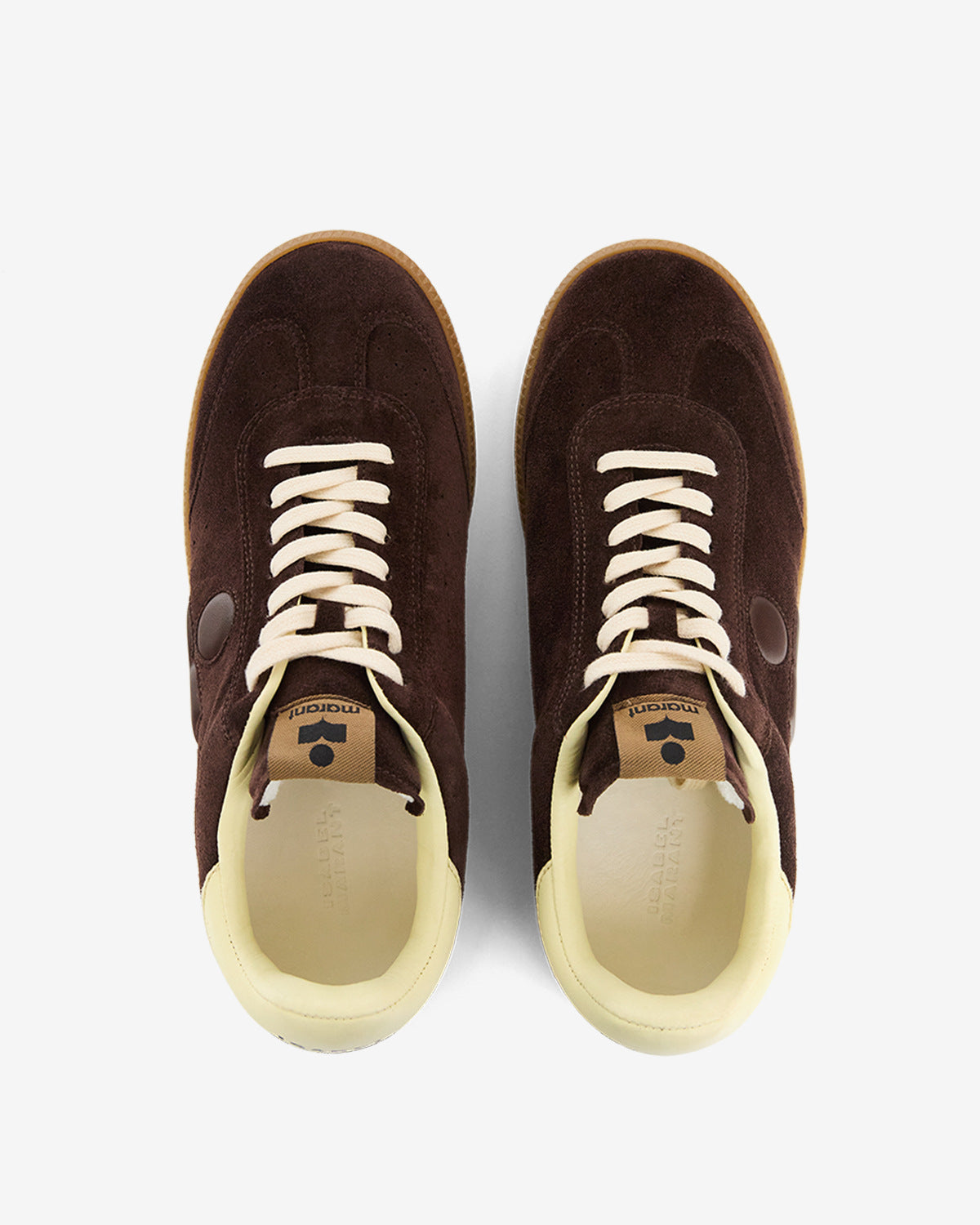 Bryce sneakers Woman Chocolate - light yellow 2