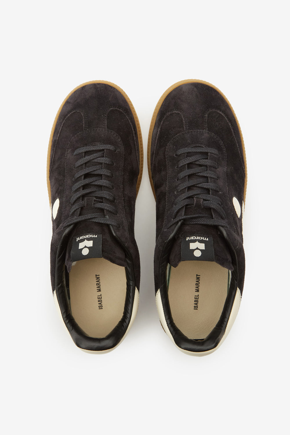 Sneakers bryce basse in pelle di vitello scamosciata - Faded black/chalk - Woman - 4
