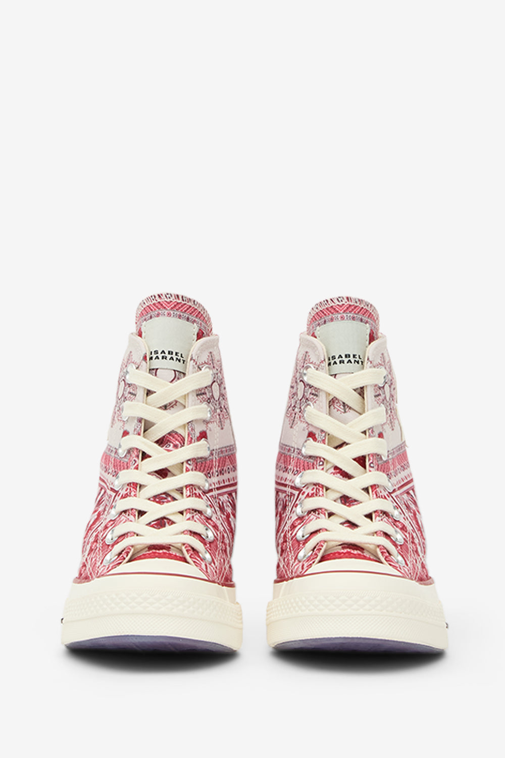  isabel marant x converse chuck wedge ウェッジスニーカー - Vanilla/ice/red/black - Woman - 4