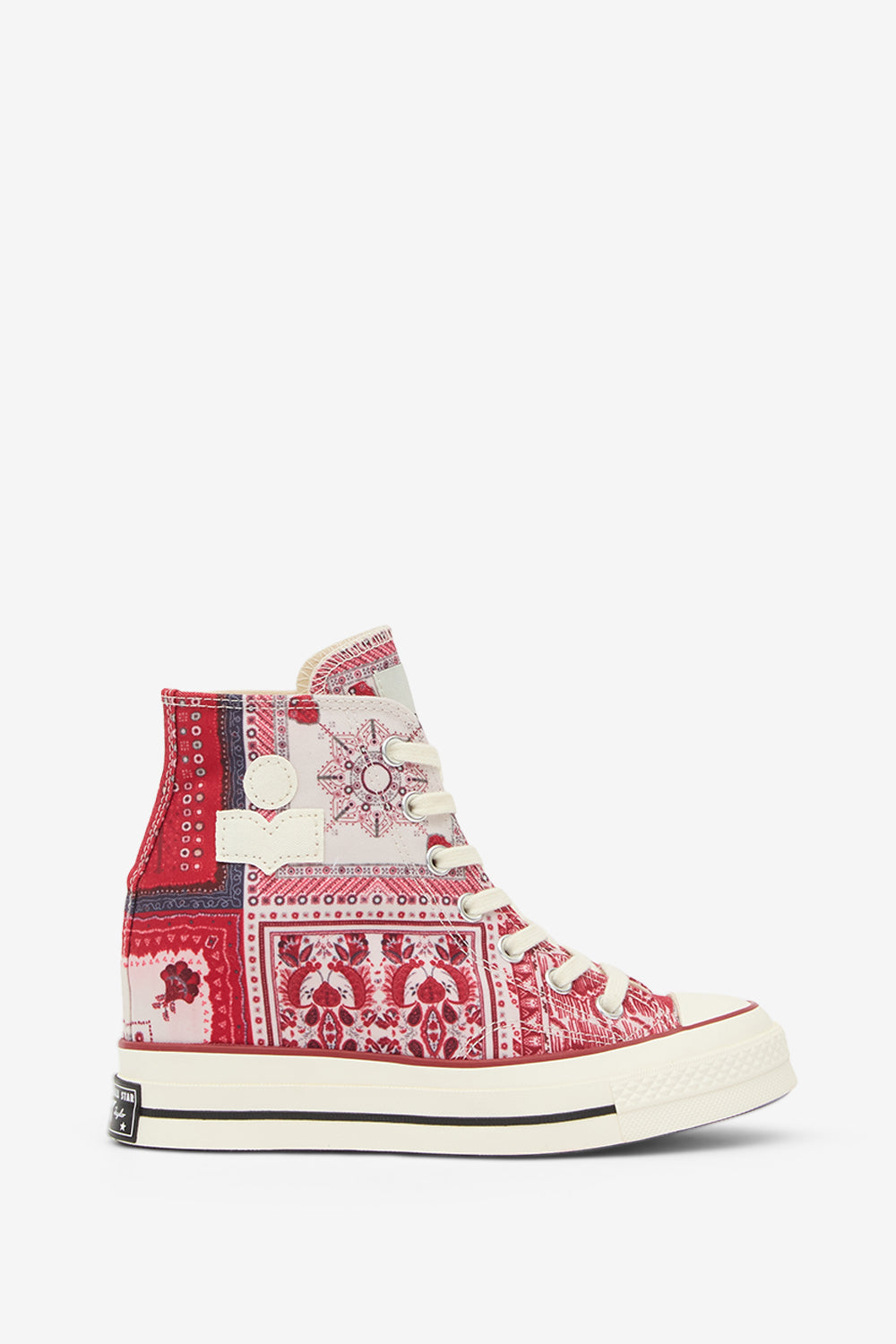  isabel marant x converse chuck wedge ウェッジスニーカー - Vanilla/ice/red/black - Woman - 1