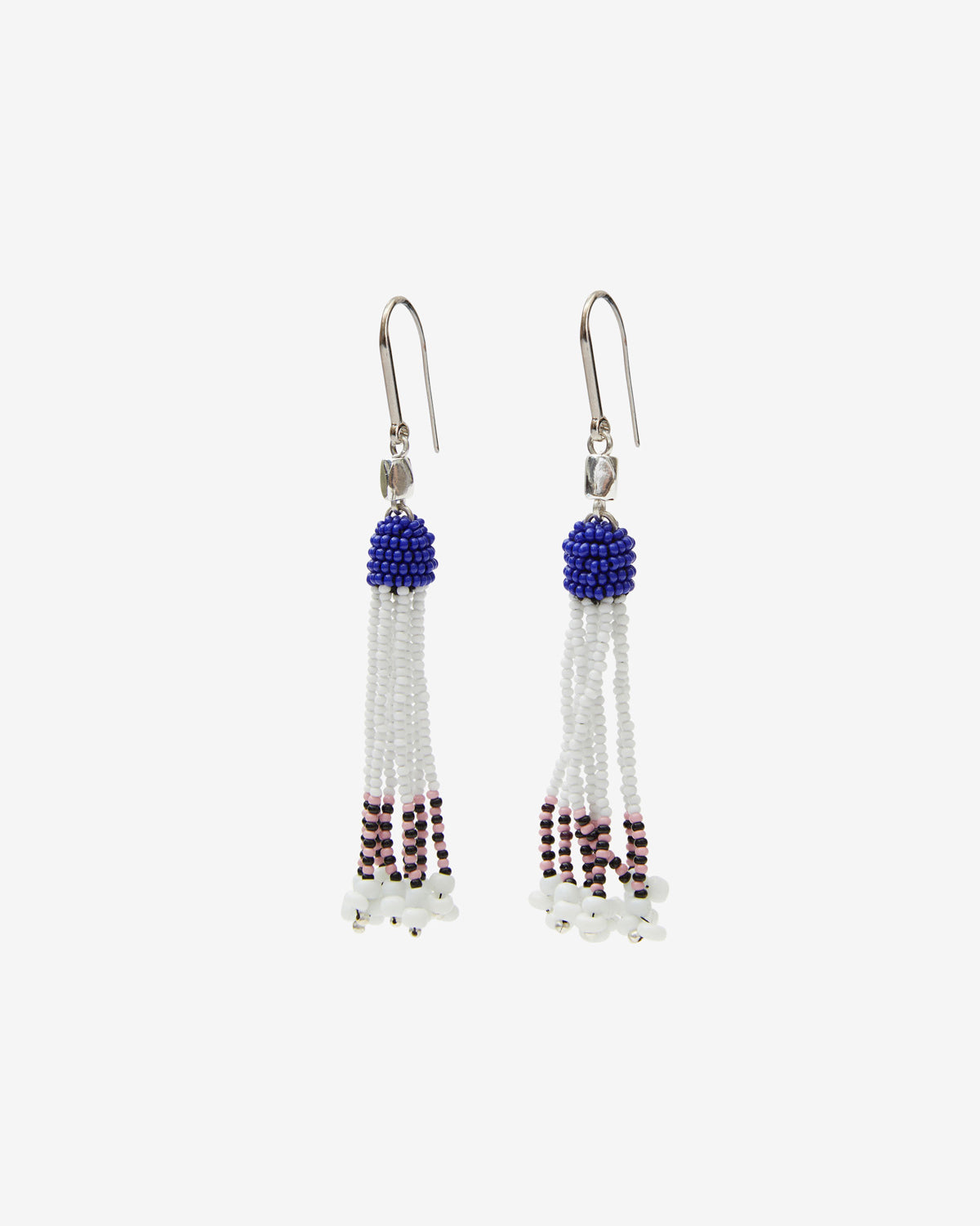 Boucles d'oreilles nuna Woman Blanc et argenté 1