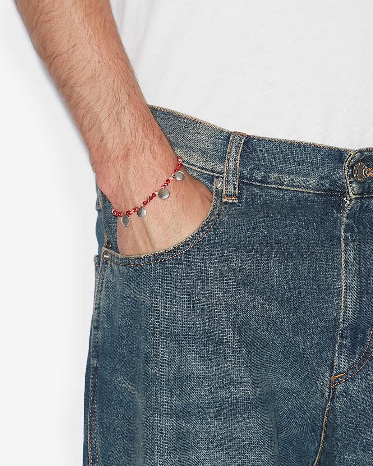 Bracciale adri Man Rio red-silver 1