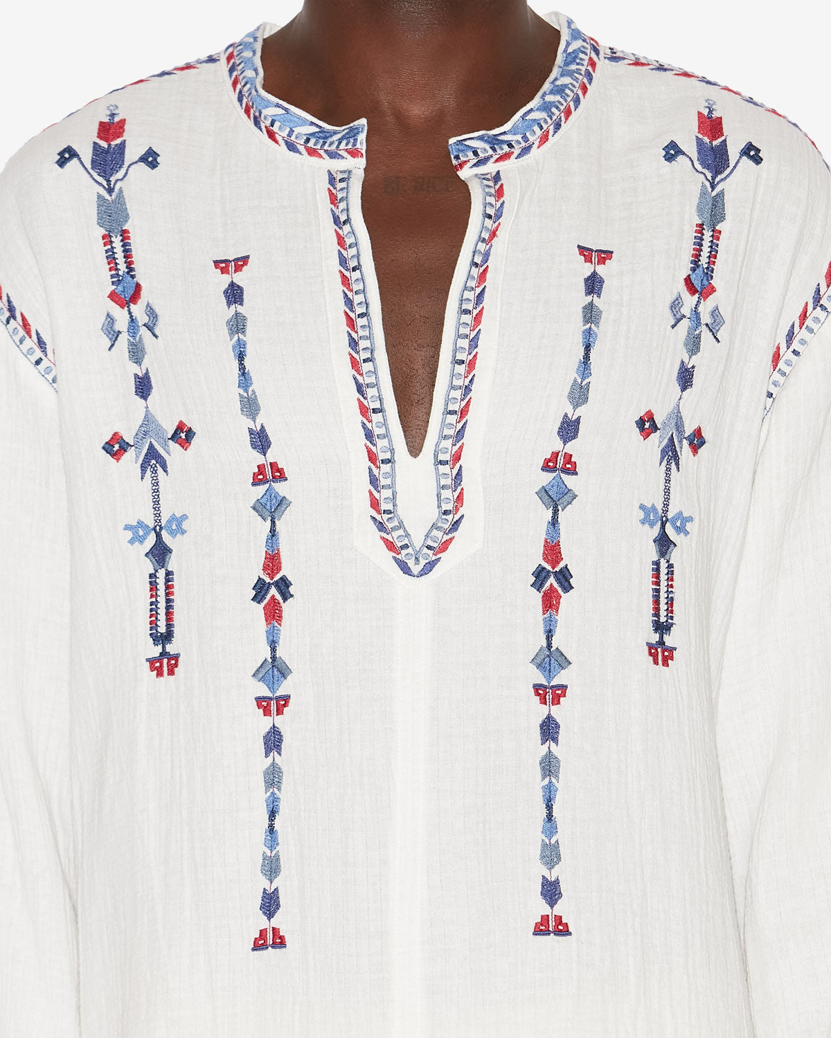 Blouse zakaria Man Écru 4