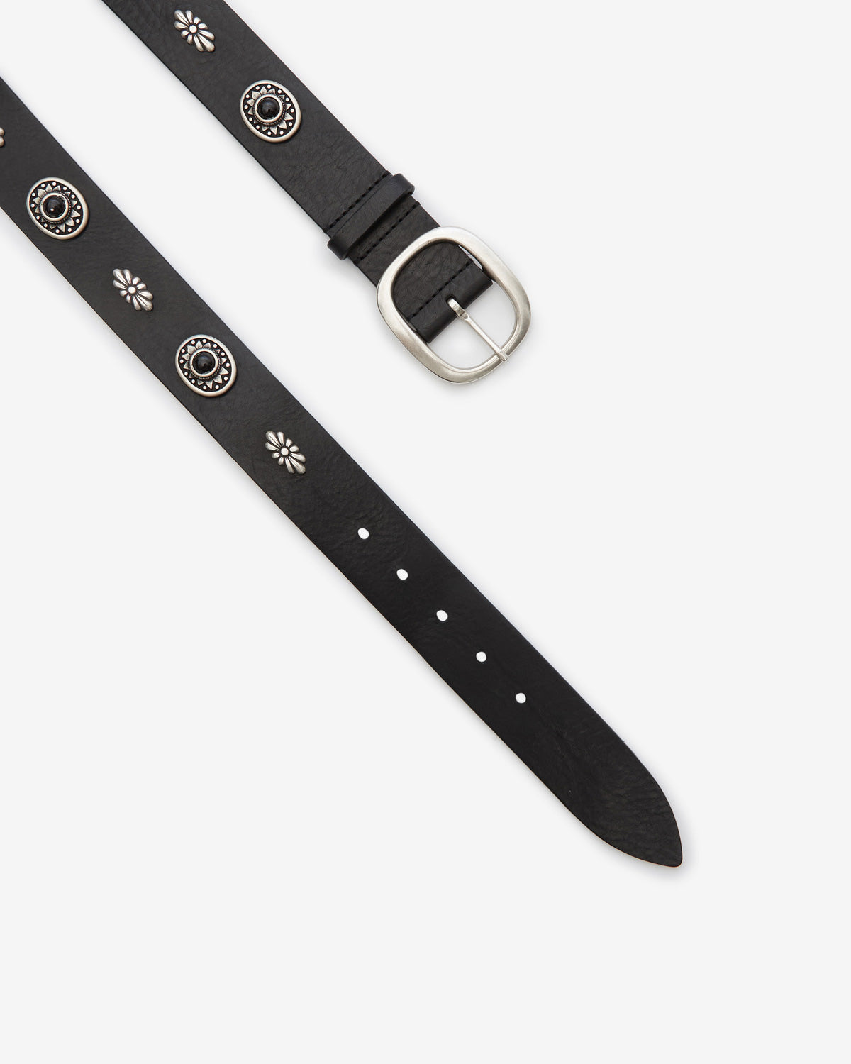 Western studs belt Man Black 2