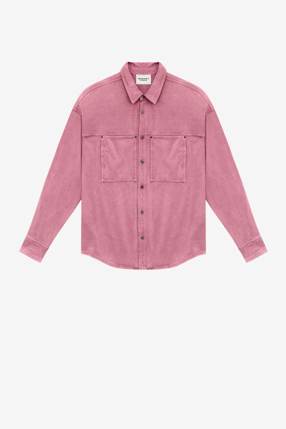 Raquel faded jersey shirt - Pink - Woman - 1