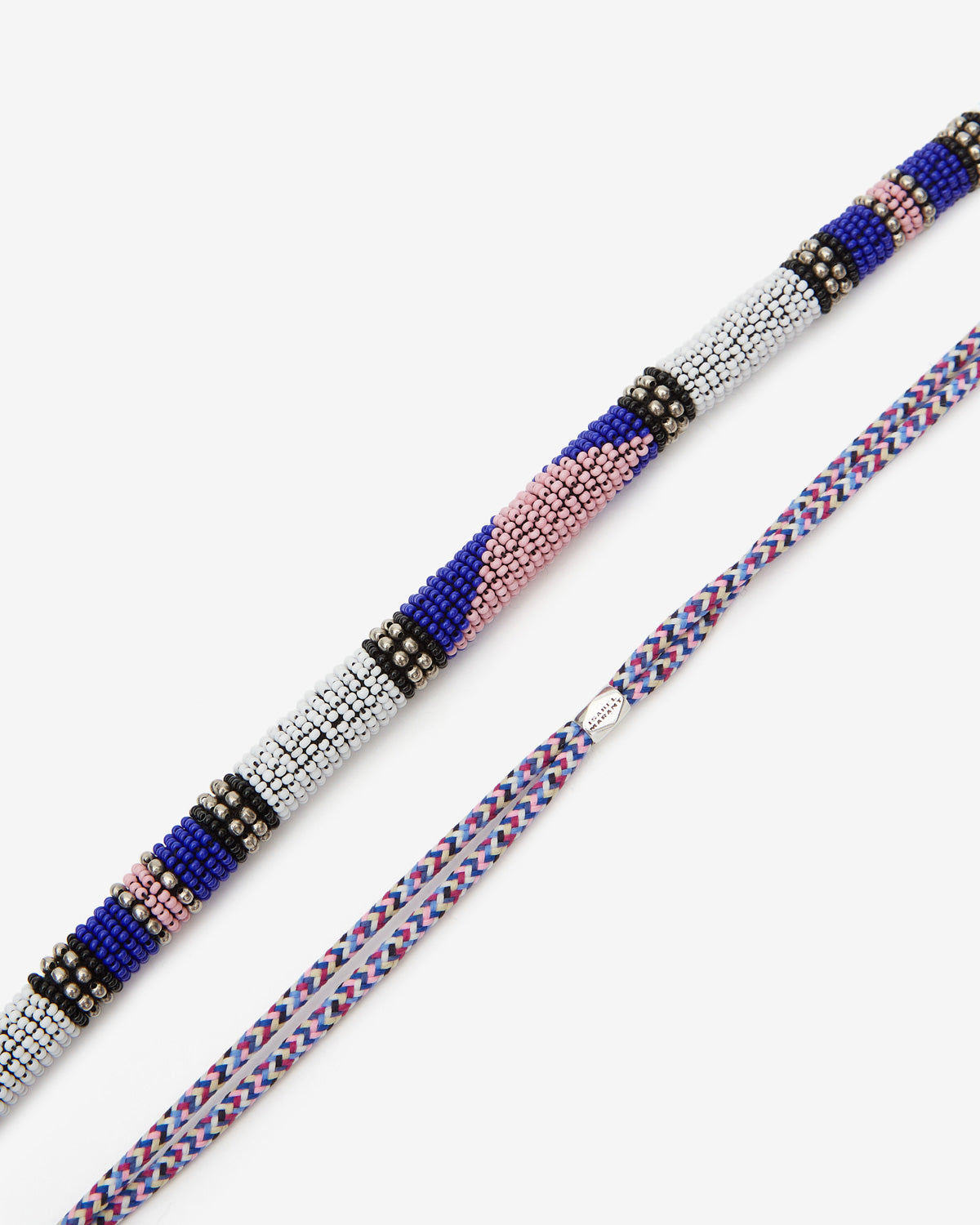 Collana nuna in corda e perle - White and silver - Woman - 2