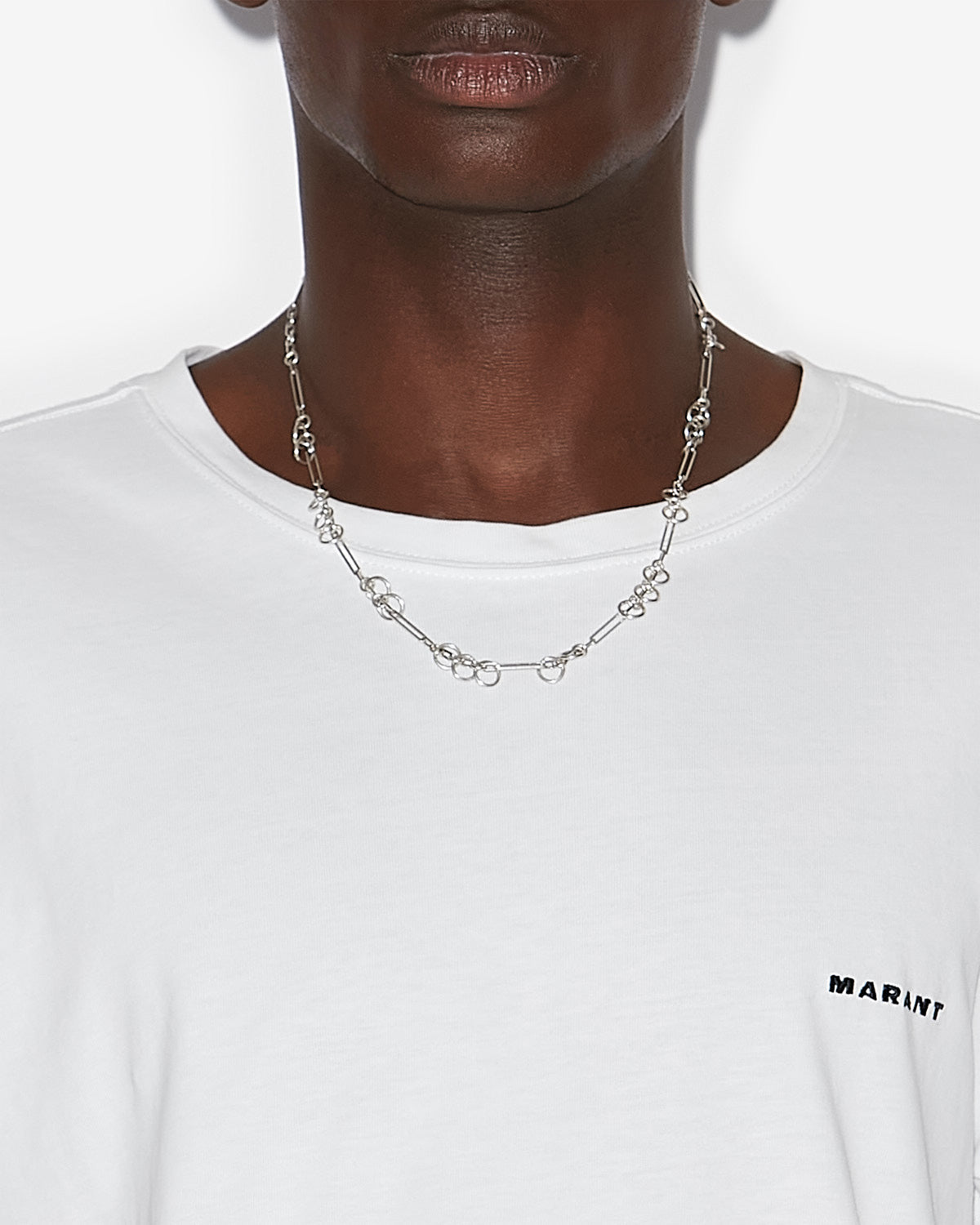 Collier paco Man Argent 1