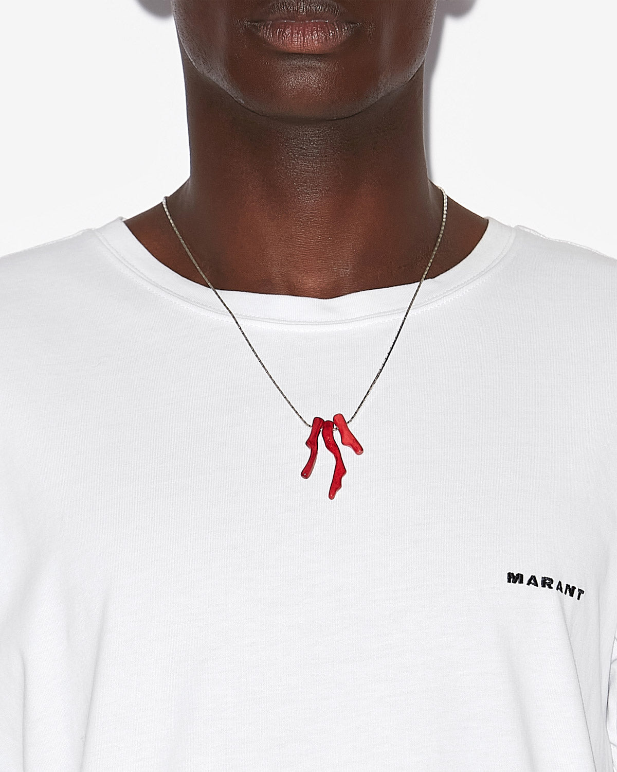 Collana jolan Man Red-silver 1