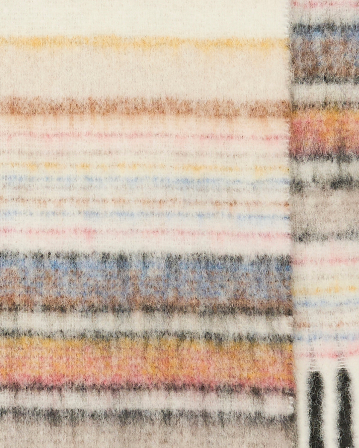 Firny striped alpaca scarf - Multicolor - Woman - 2
