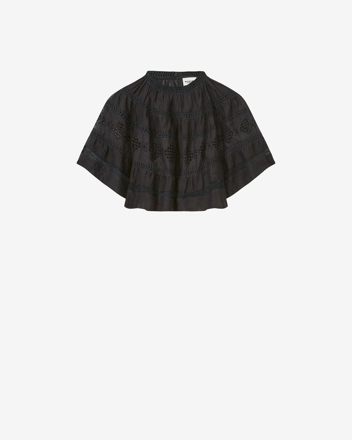 Dilama 加工コットンボイル トップス - 黒 - Woman - 1