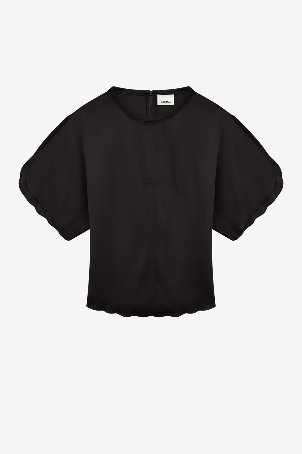 Top karlita in raso - Nero - Woman - 1