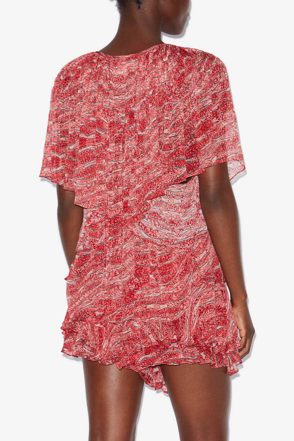Neslya printed muslin top - Red - Woman - 5