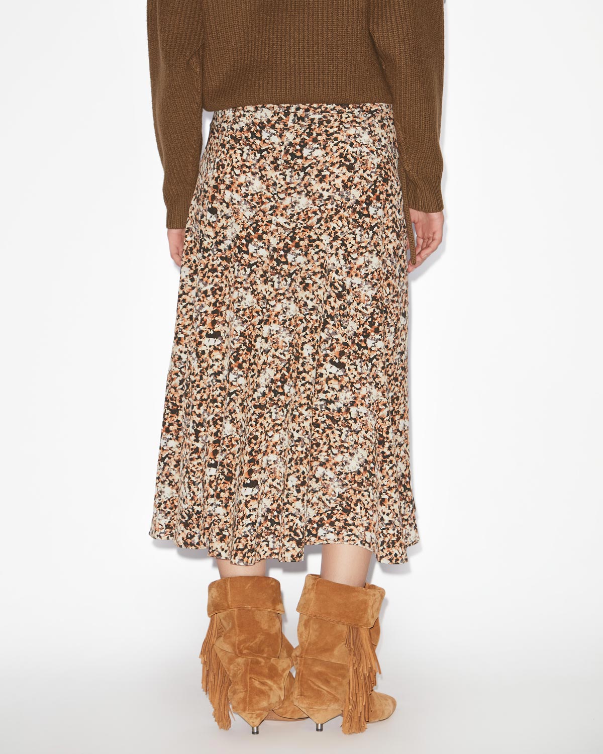 Olena skirt Woman Ochre-ecru 4