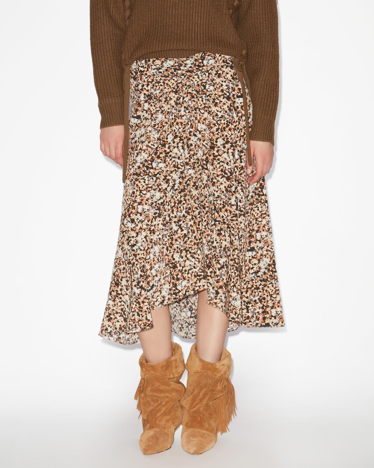 Olena skirt Woman Ochre-ecru 4