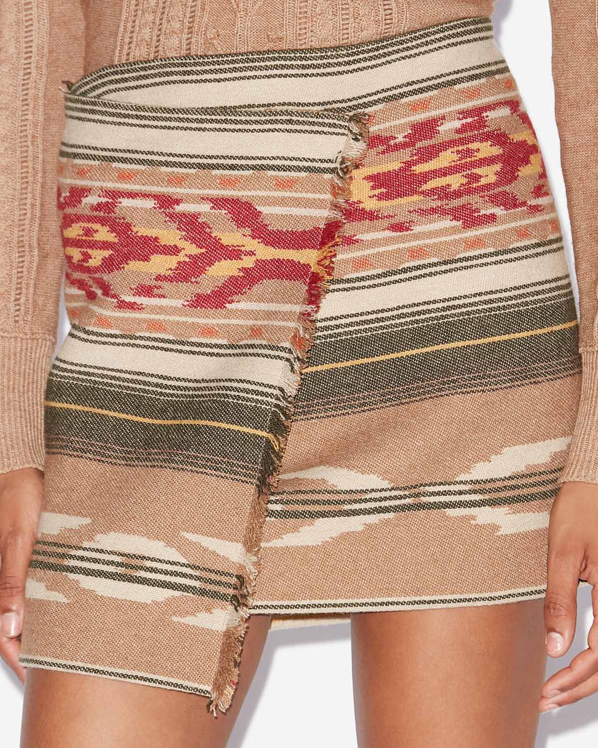 Adelaide skirt Woman Camel 2