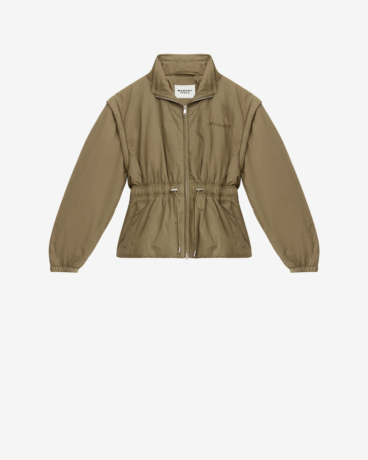 Dastyni quilted cotton coat - Khaki - Woman - 5