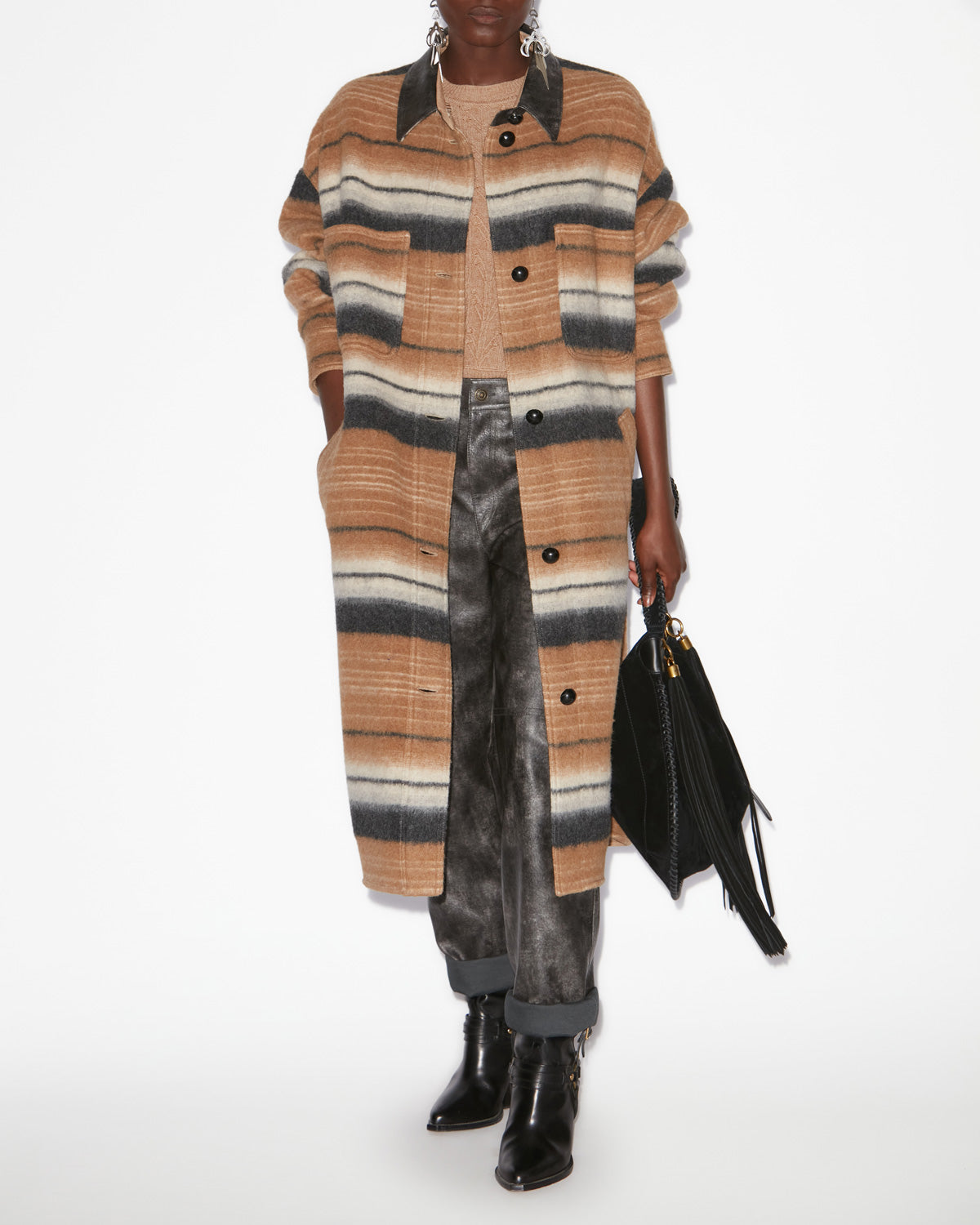 Cappotto djila Woman Camel 4