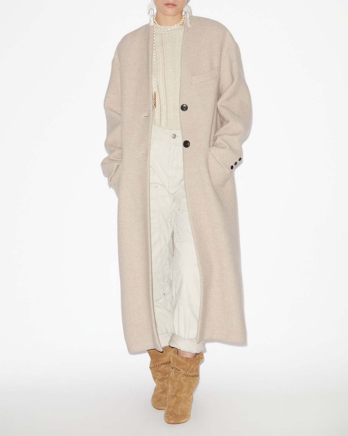 Eris coat Woman Beige 4