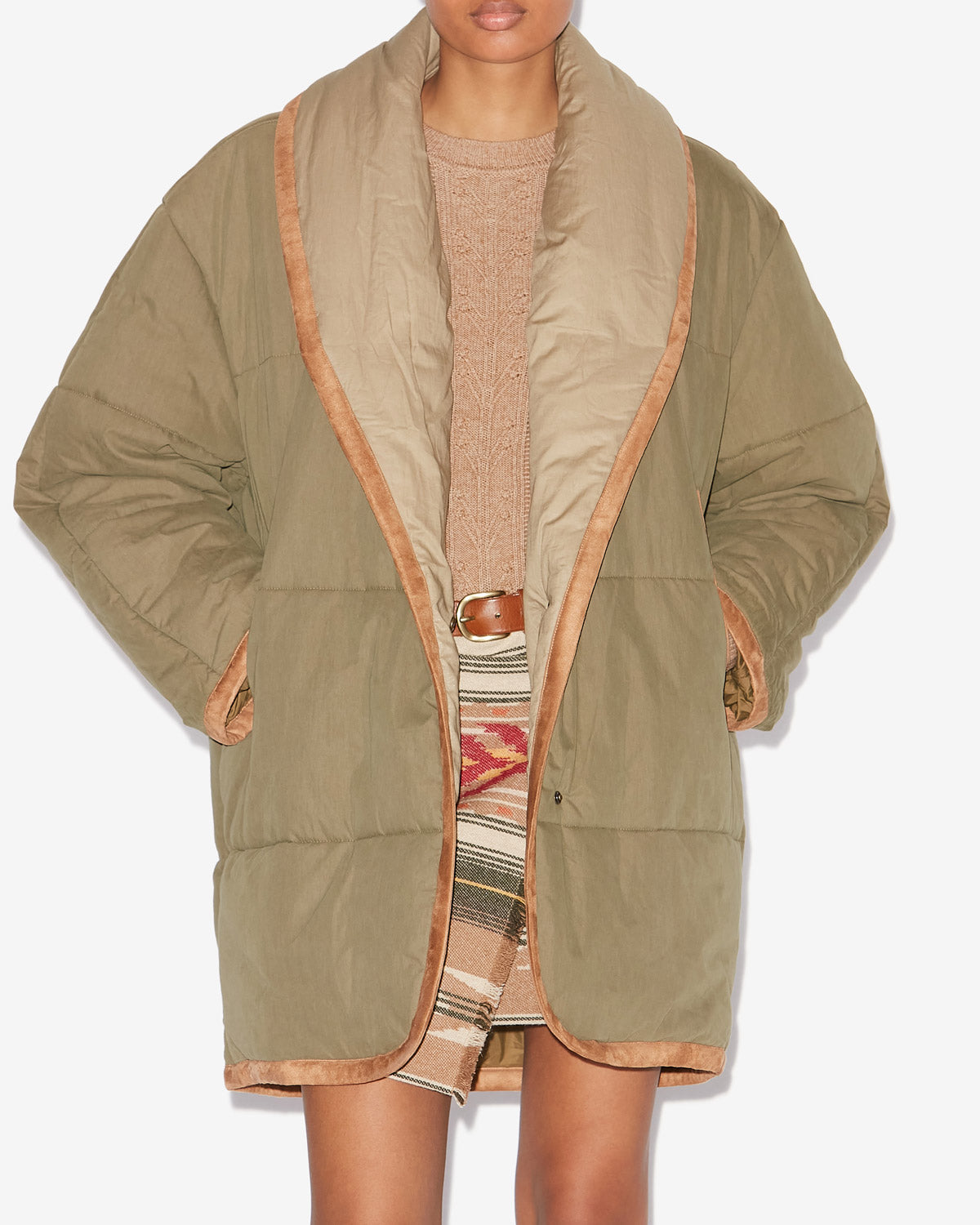 Gally coat Woman Khaki 4