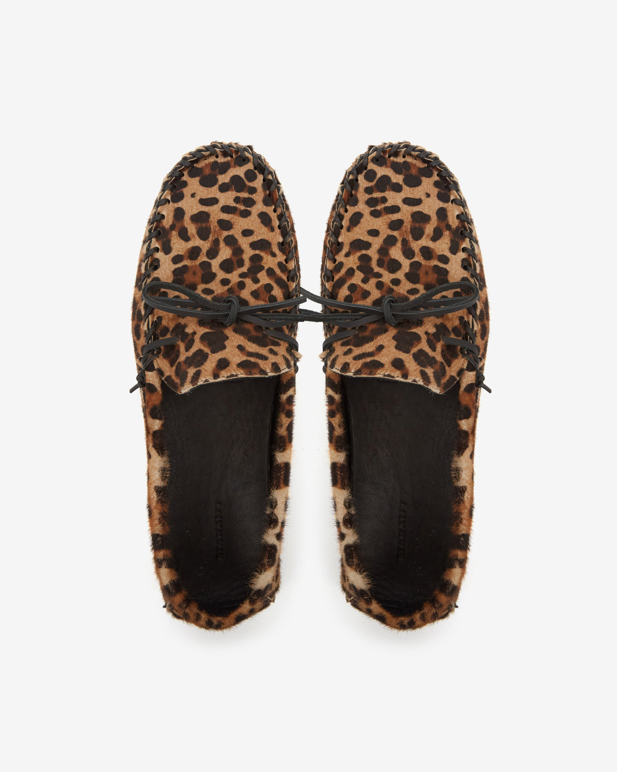 Mokassins fitzo aus bedrucktem leder - Leopard - Man - 4