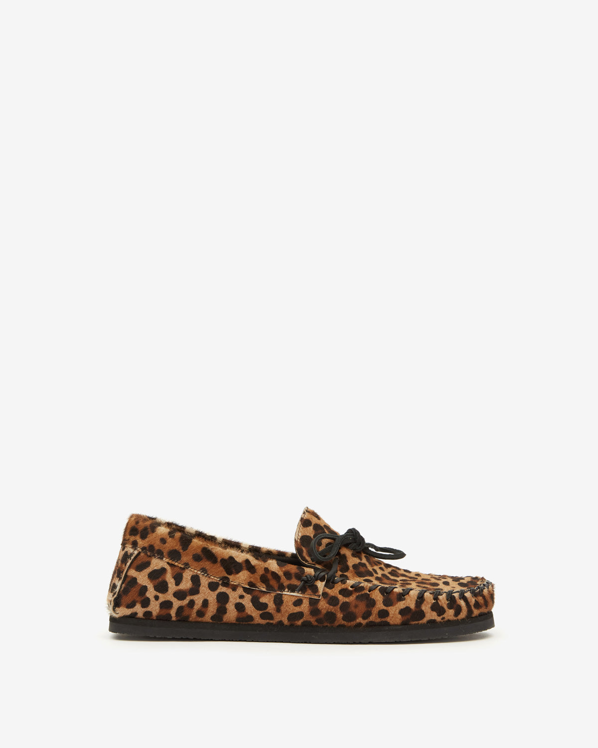 Mokassins fitzo aus bedrucktem leder - Leopard - Man - 1
