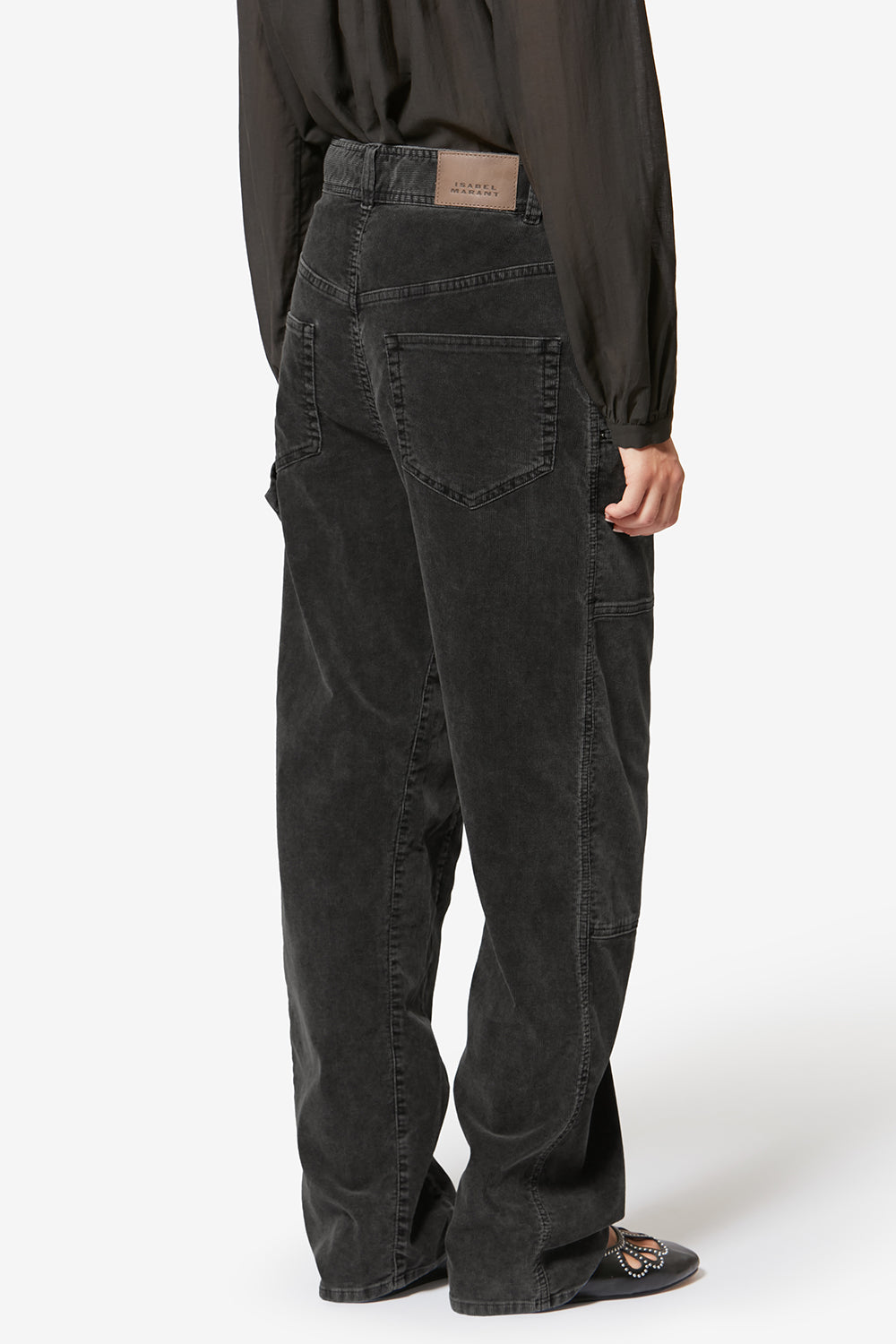 Lois corduroy pants - Black - Woman - 5