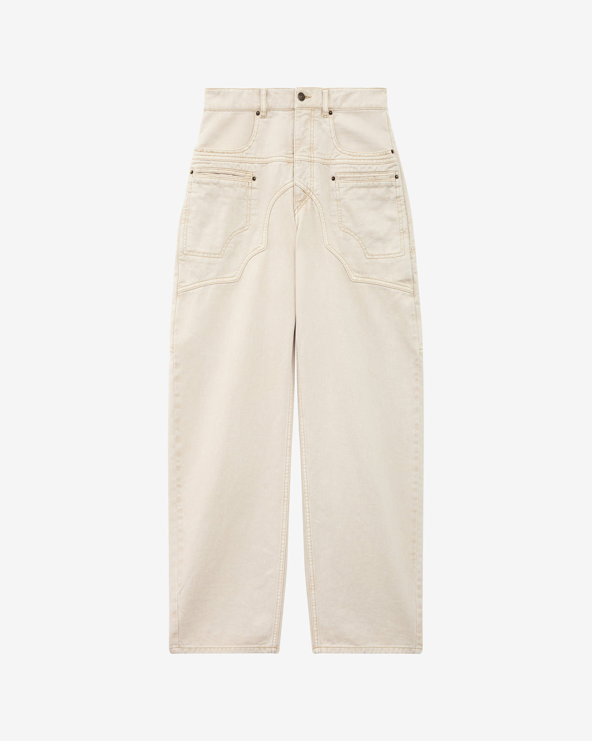 Pantaloni beryl Woman Ecru 1