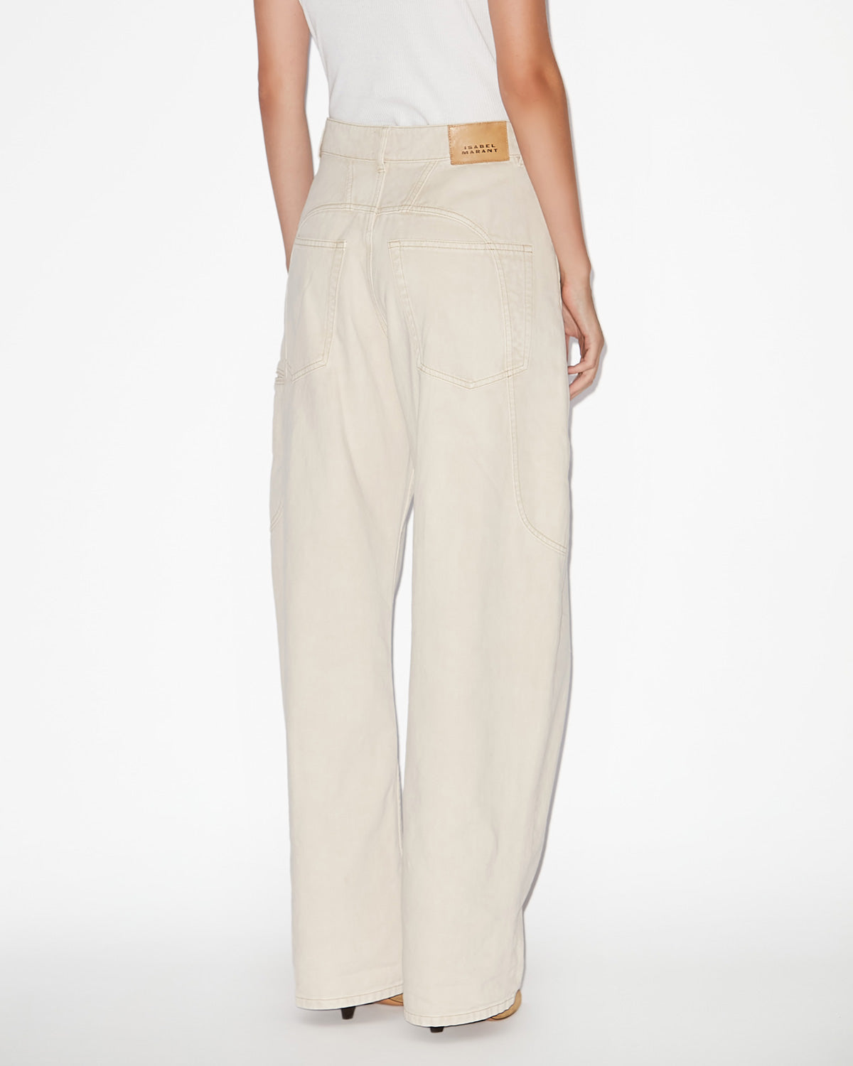 Pantaloni beryl Woman Ecru 3