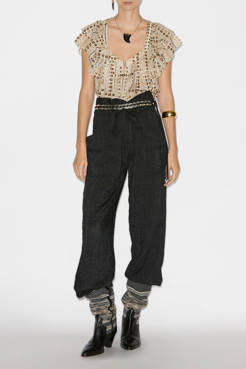 Serida adventurer style pants - Black - Woman - 2