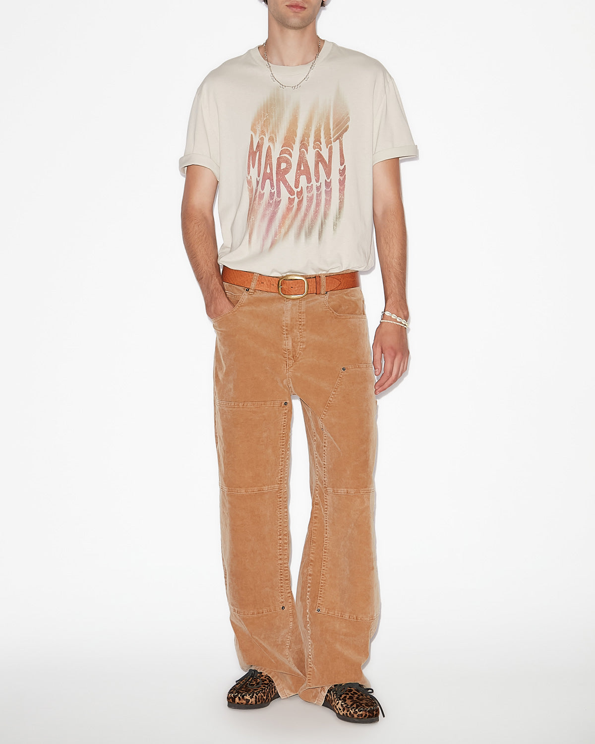 Pantaloni lorson Man Camel 4