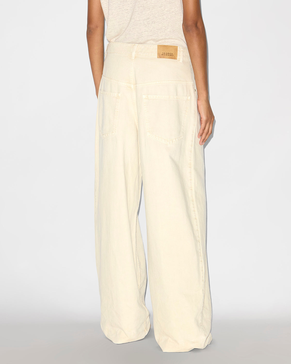 Pantaloni rachelle Woman Ecru 1