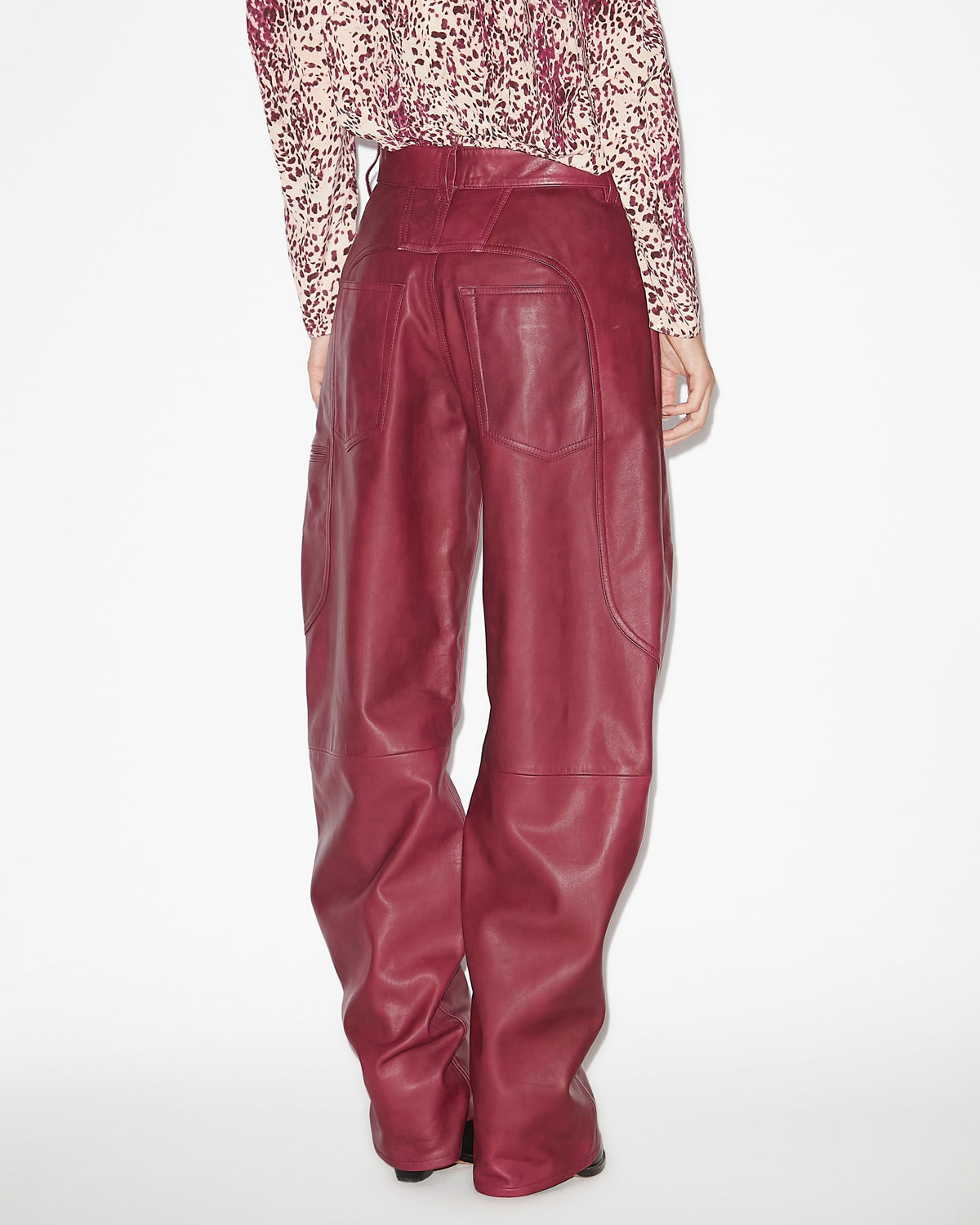 Pantalon breydi Woman Berry 3