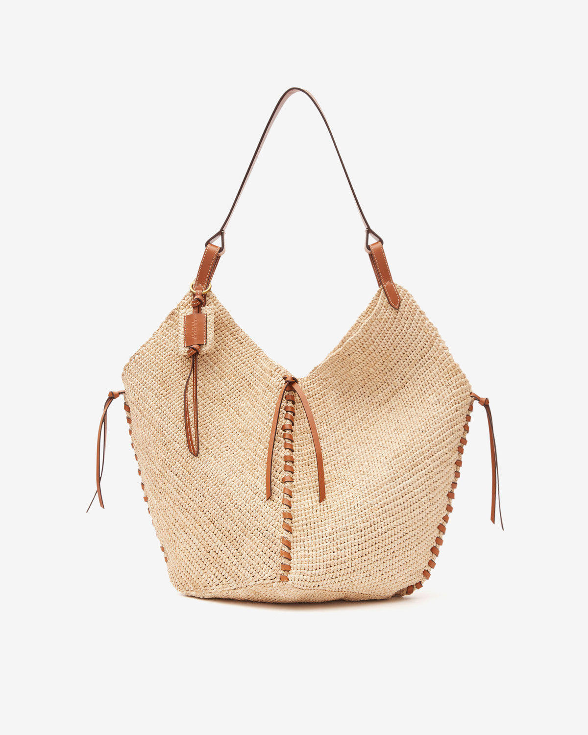 Bolso tampa Woman Natural and cognac 2