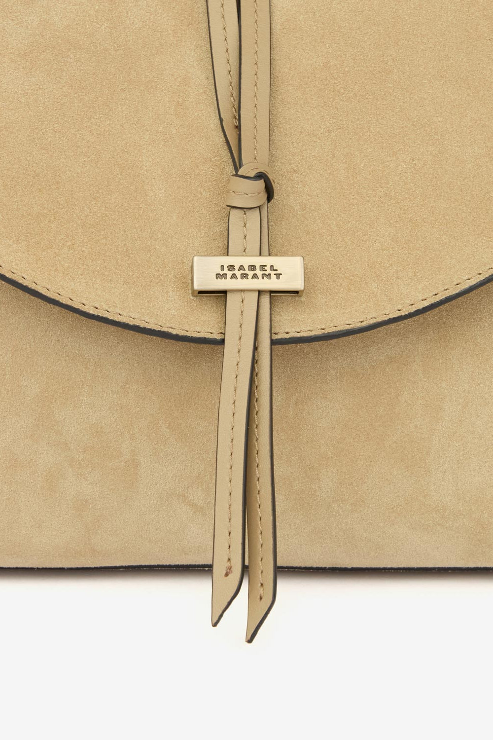 Sac pochette silao en cuir de veau velours tressé - Beige clair - Woman - 3