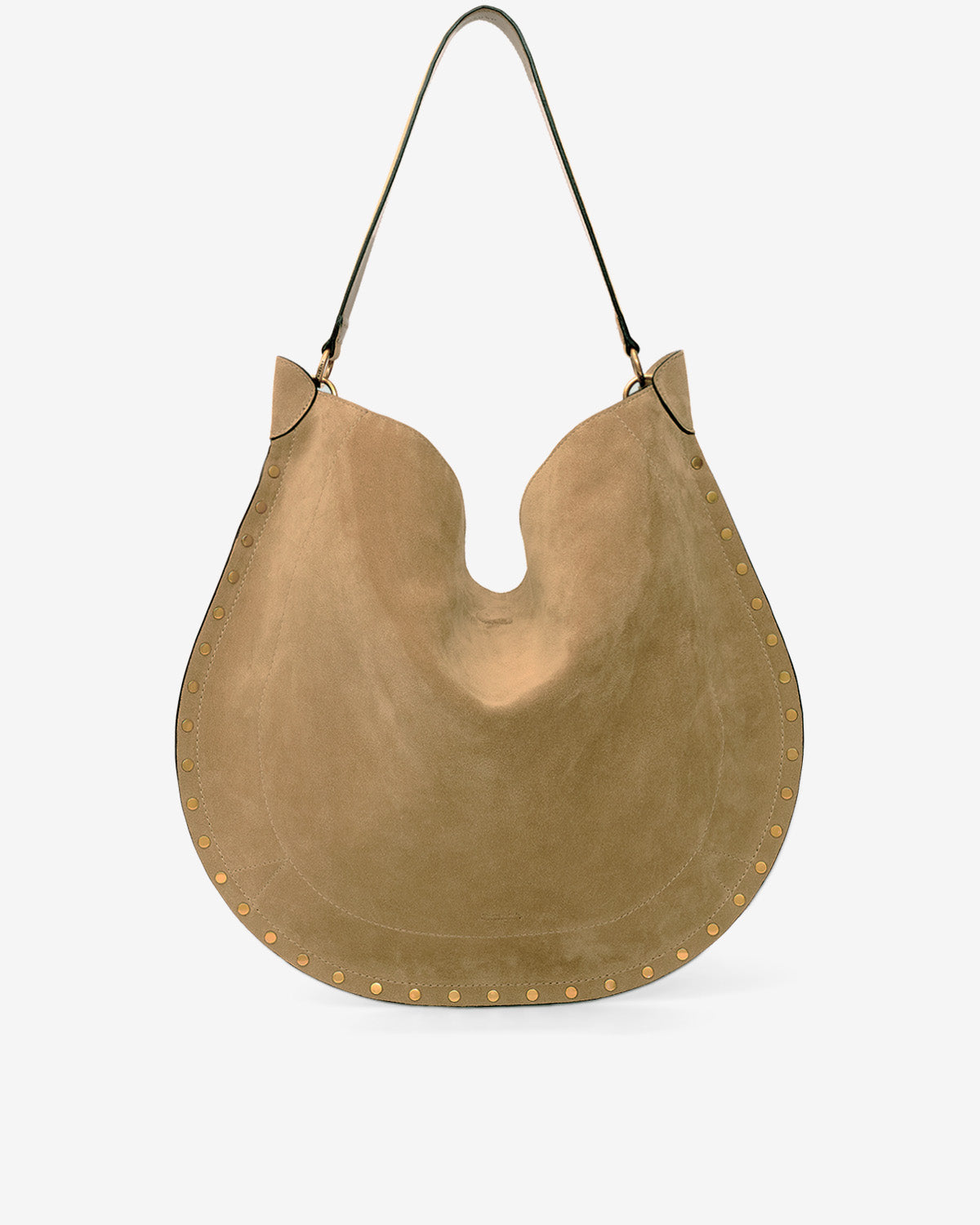Bolso de ante de becerro oskan hobo soft - Taupe - Woman - 1