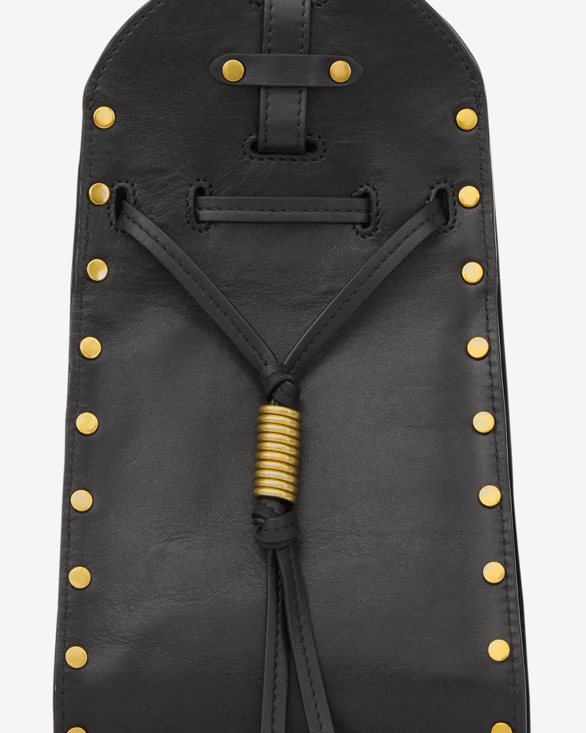 실라오 매끄러운 암송아지 가죽 버킷백 - 검은색 - Woman - 3