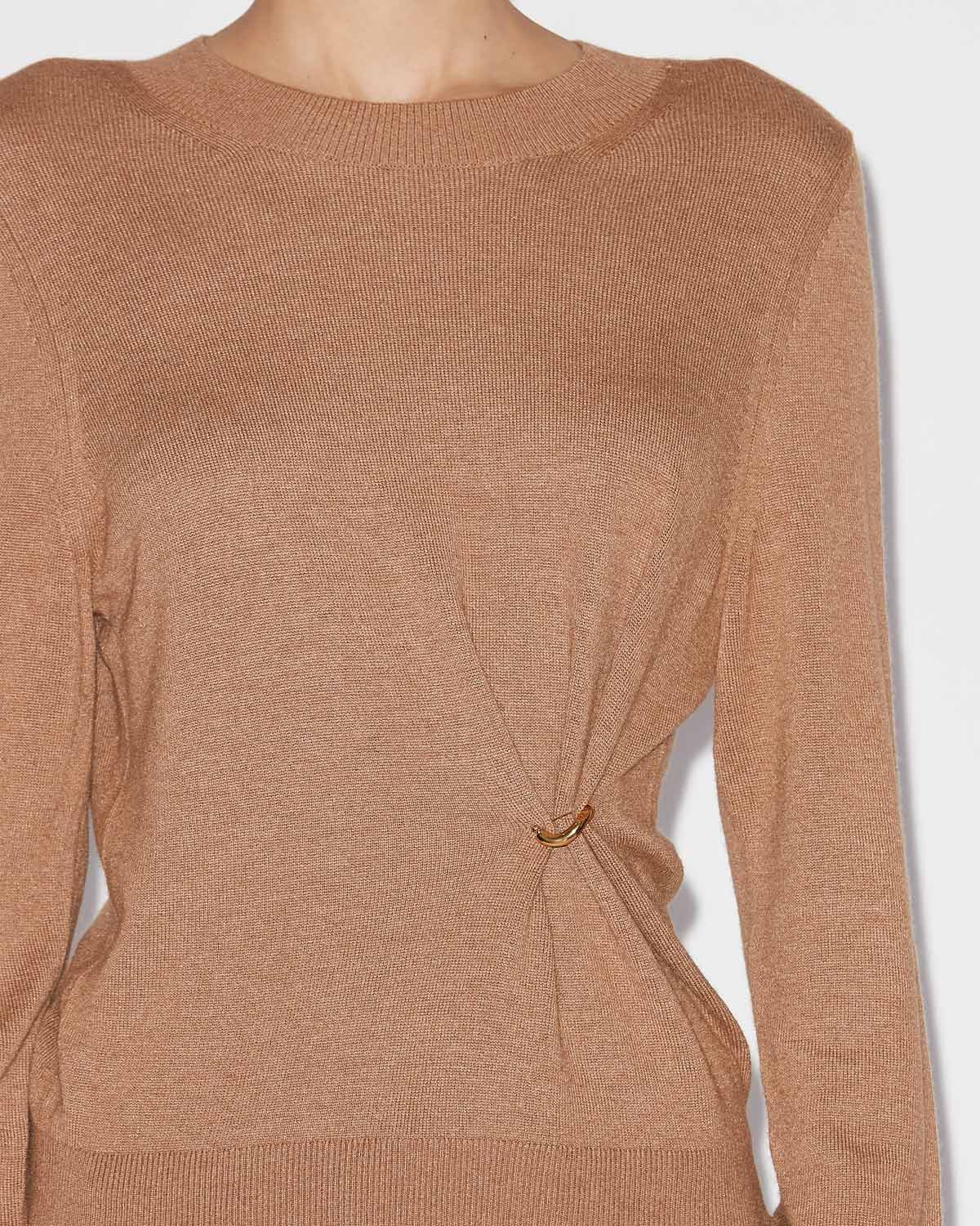 Maglione cosima Woman Camel 2