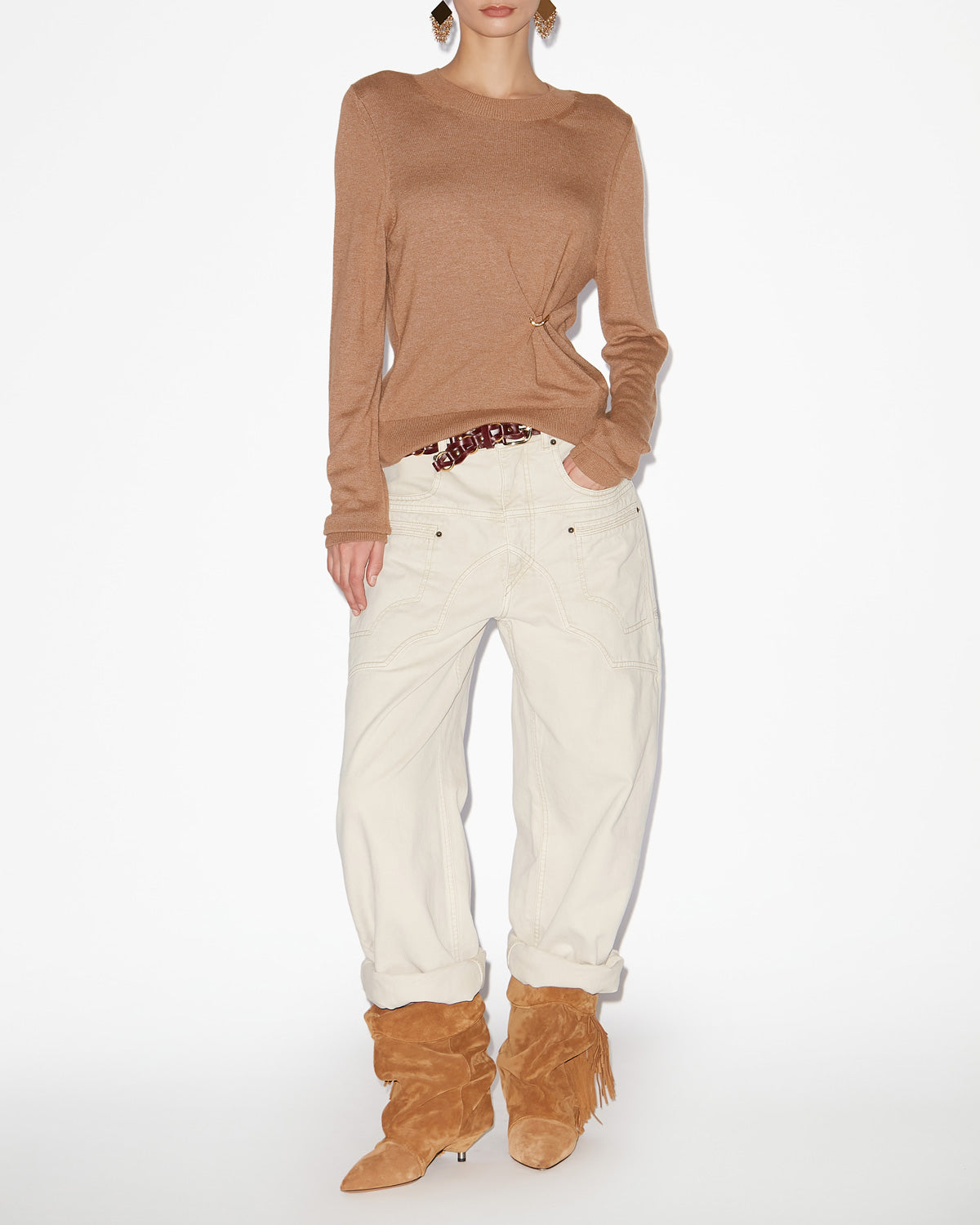 Pullover cosima Woman Camel 4