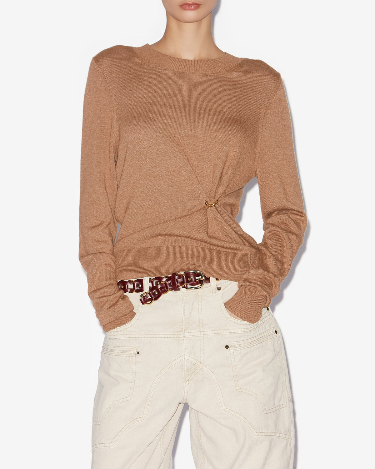 Pull cosima Woman Camel 5