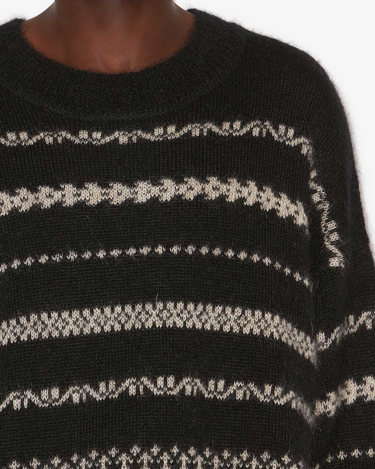 Amory sweater Man Black-beige 4