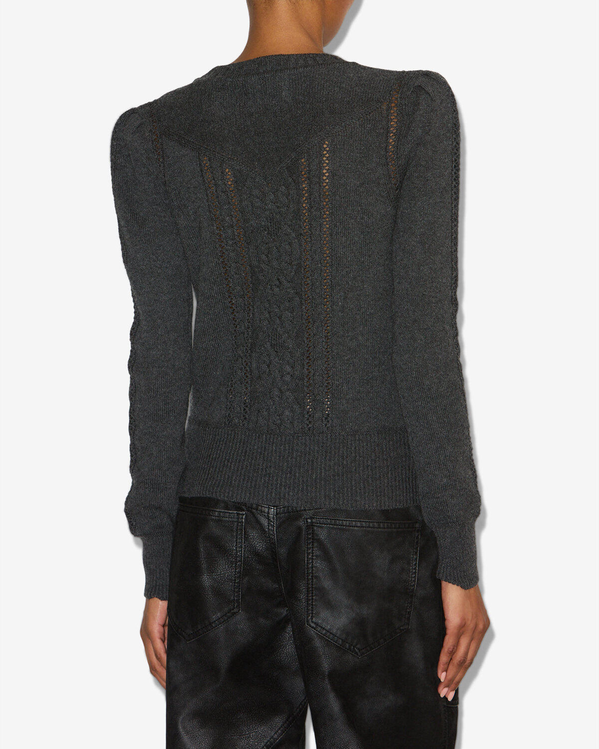 Pull kelia en maille torsadée - Anthracite - Woman - 4