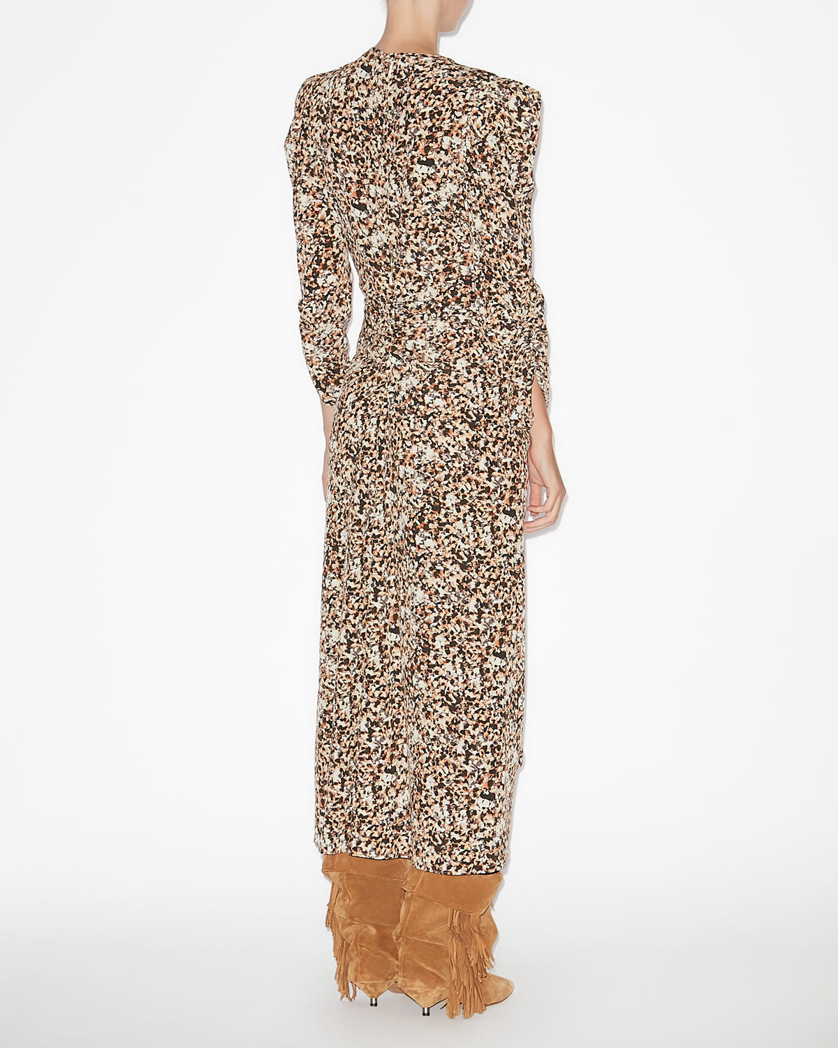 Albini dress Woman Ochre-ecru 4