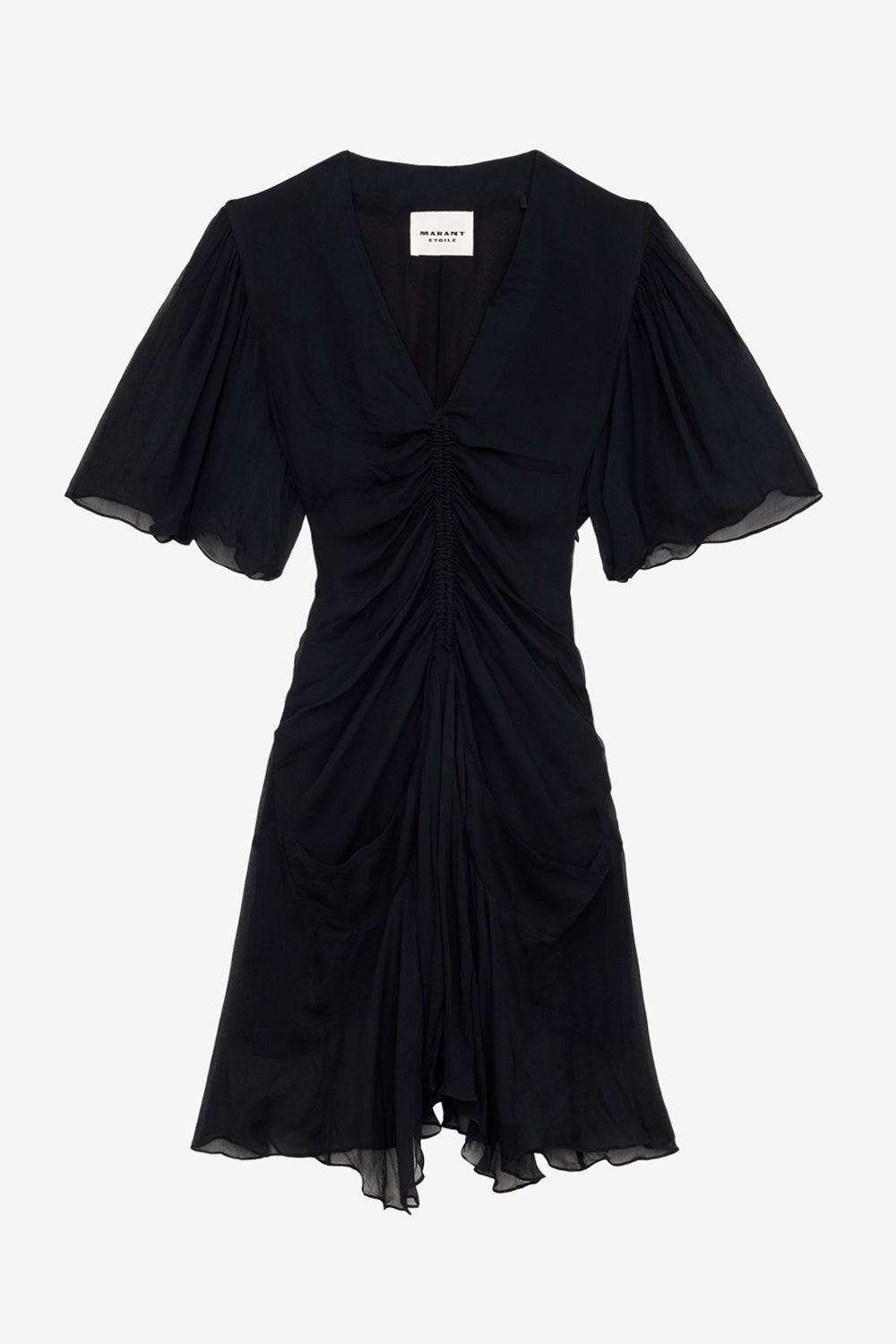 Vivienne short muslin dress - Black - Woman - 1